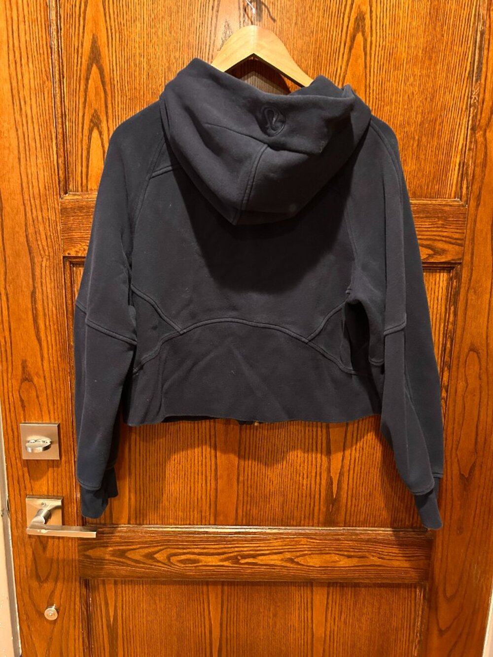 lululemon Scuba Oversized Full-Zip Hoodie in True Navy/Gold